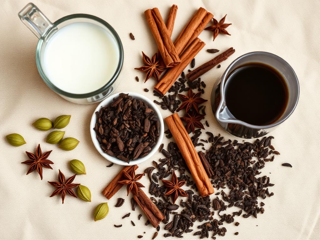 Main ingredients: chai spices, black tea, coconut milk