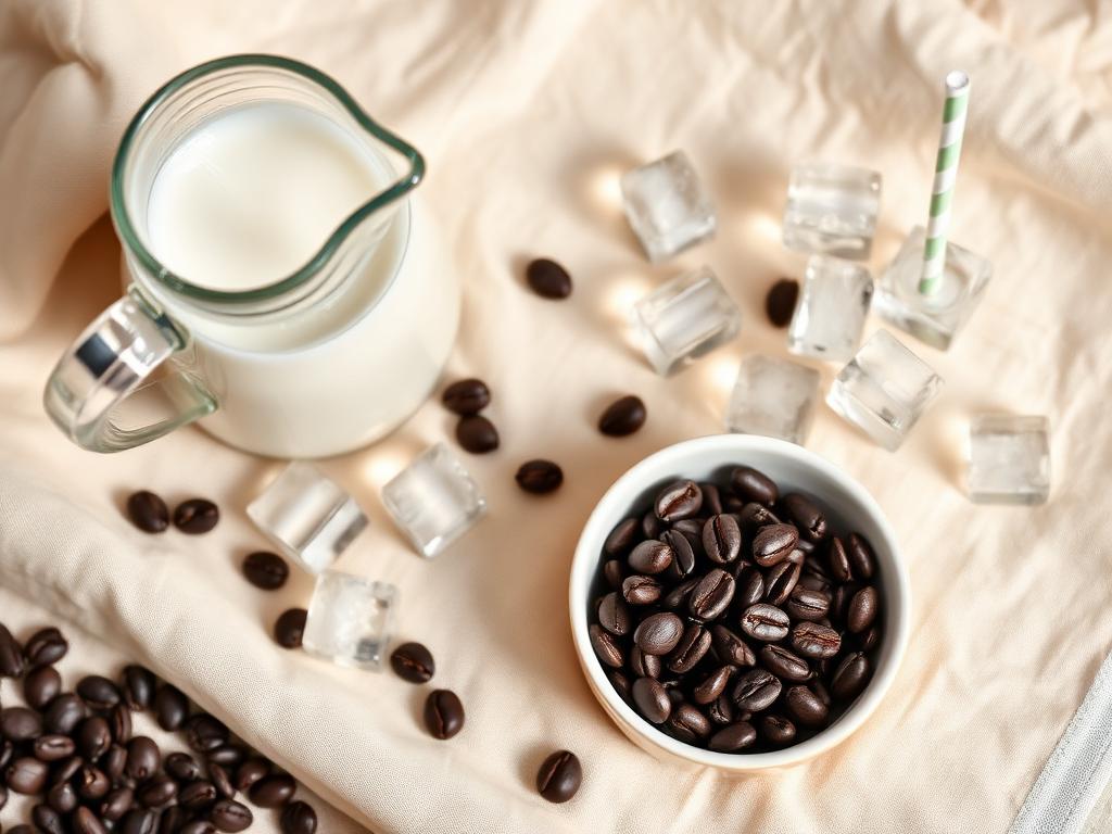 Main ingredients: coffee beans, milk, ice