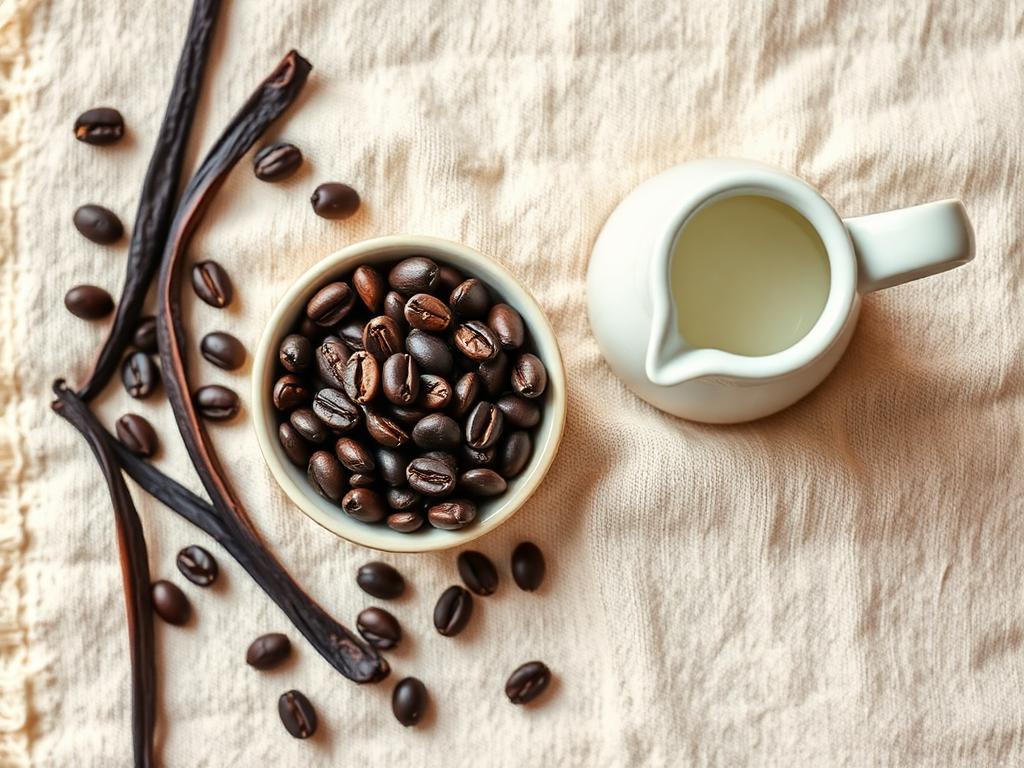 Main ingredients: coffee beans, vanilla beans, cream